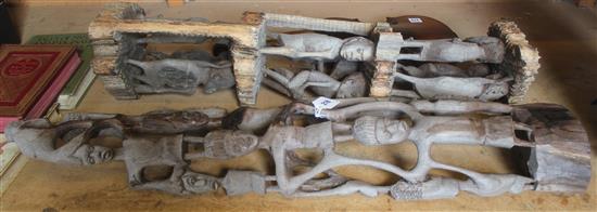 2 Makonde carvings